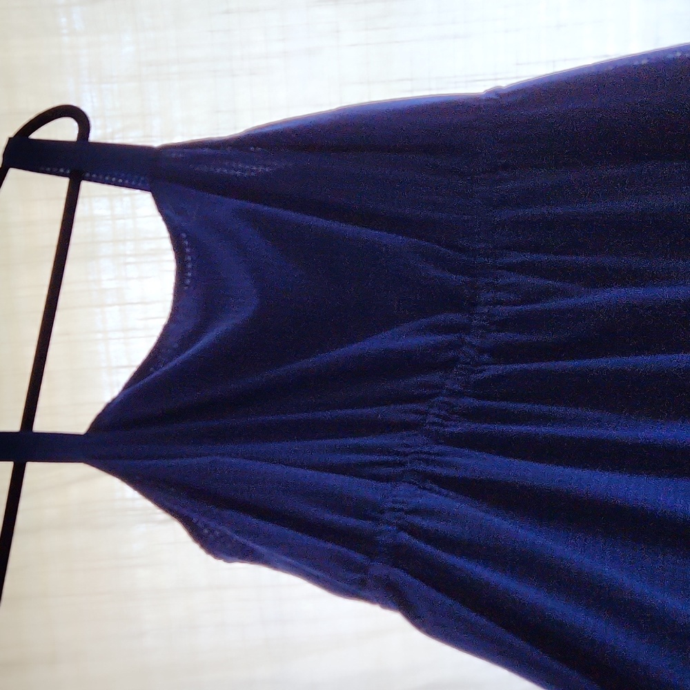 Ava and Viv dark blue gingham maxi dress - Picture 2 of 3